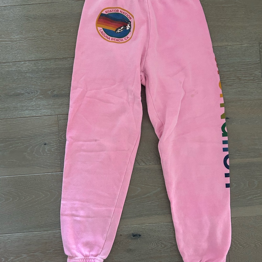 Aviator Nation Pink Joggers